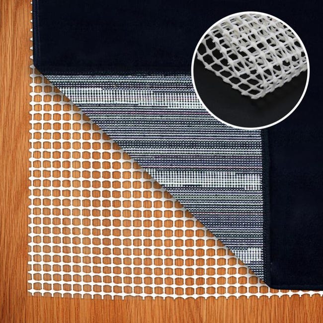 Cigrubo 2 Pièces Tapis Antidérapant Découpable, Tissu Antidérapant, Anti Gliss Tapis (Blanc, 70x140cm Cigrubo 2 Pièces Tapis Antidérapant Découpable, Tissu Antidérapant, Anti Gliss Tapis (Blanc, 70x140cm