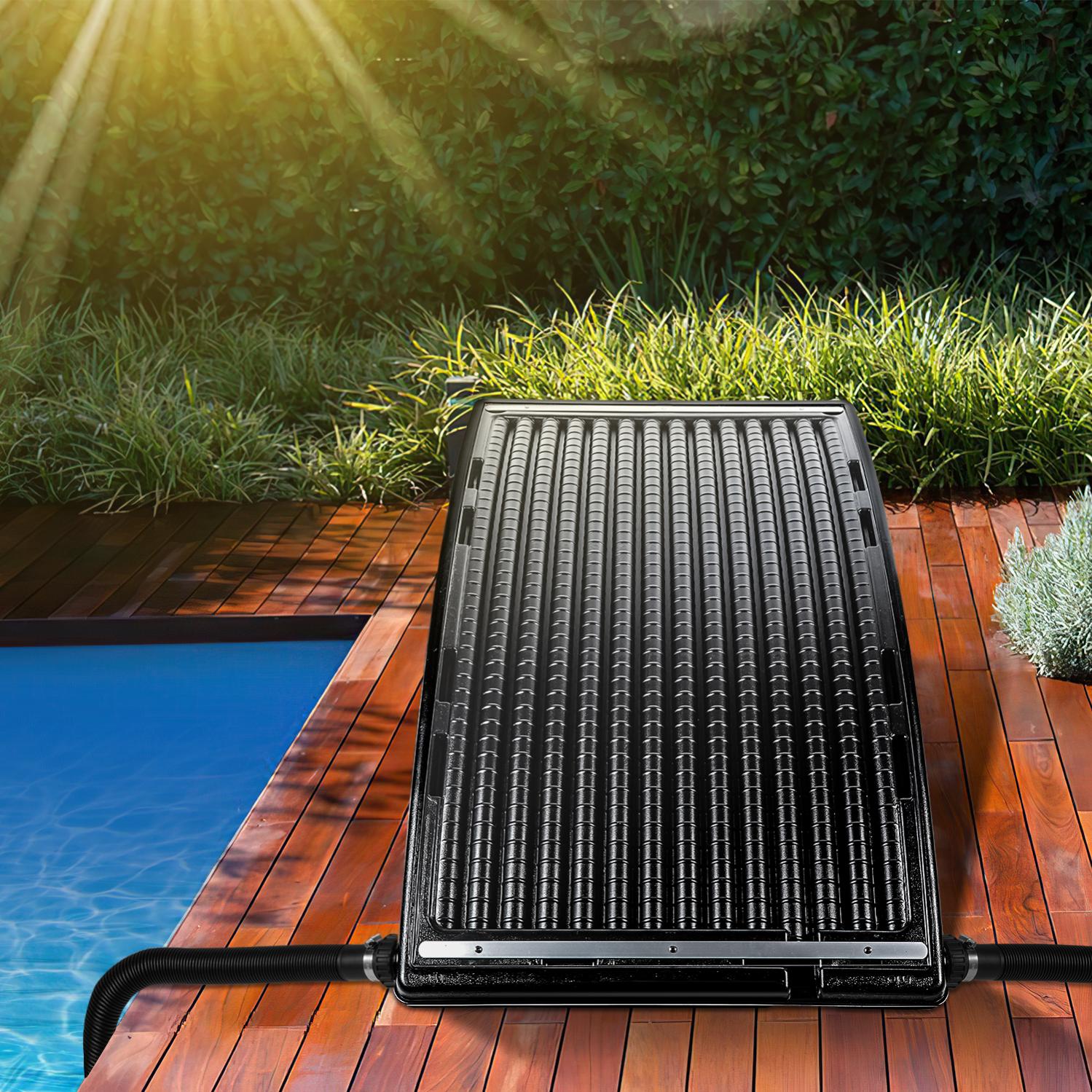 Panneau de chauffage solaire de piscine courbé 110 x 69 x 14 cm Leroy — free download