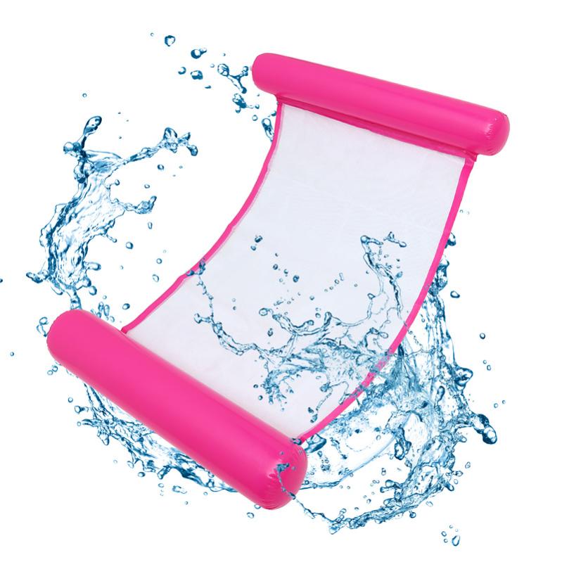 Set 3-en-1 Hamac Gonflable Piscine - Hamac, Anneau, Boule - PVC - Pour Adultes Et Enfants