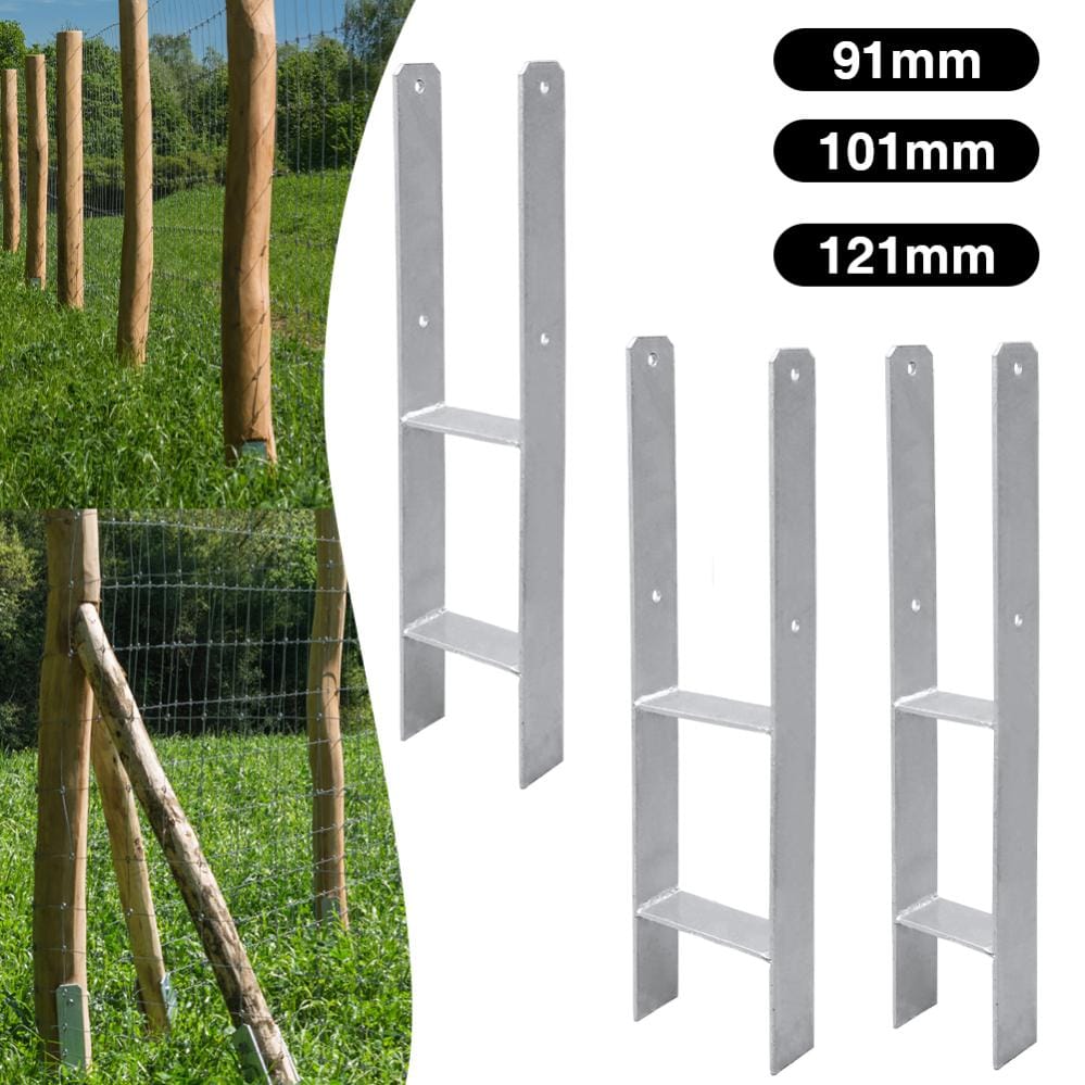 2x support de poteau Ancre H 600MM Pergola Pied de poteau Support