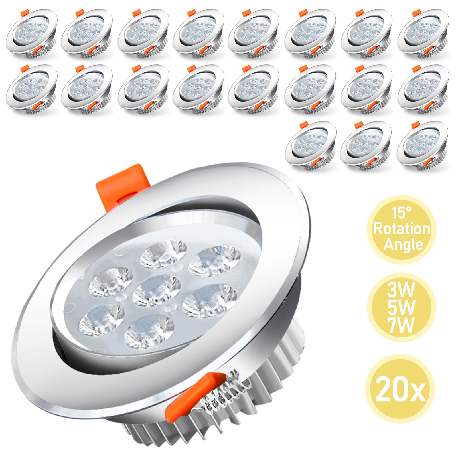 Lots spot encastrables led pour plafond au meilleur prix | Leroy Merlin