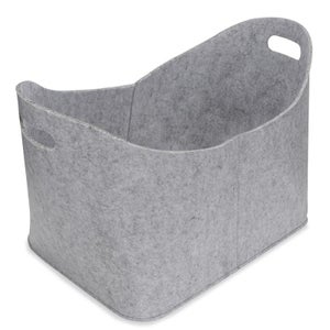 BLACK OAK Montana XL Panier En Feutre Et Panier En Bois Pour Bois