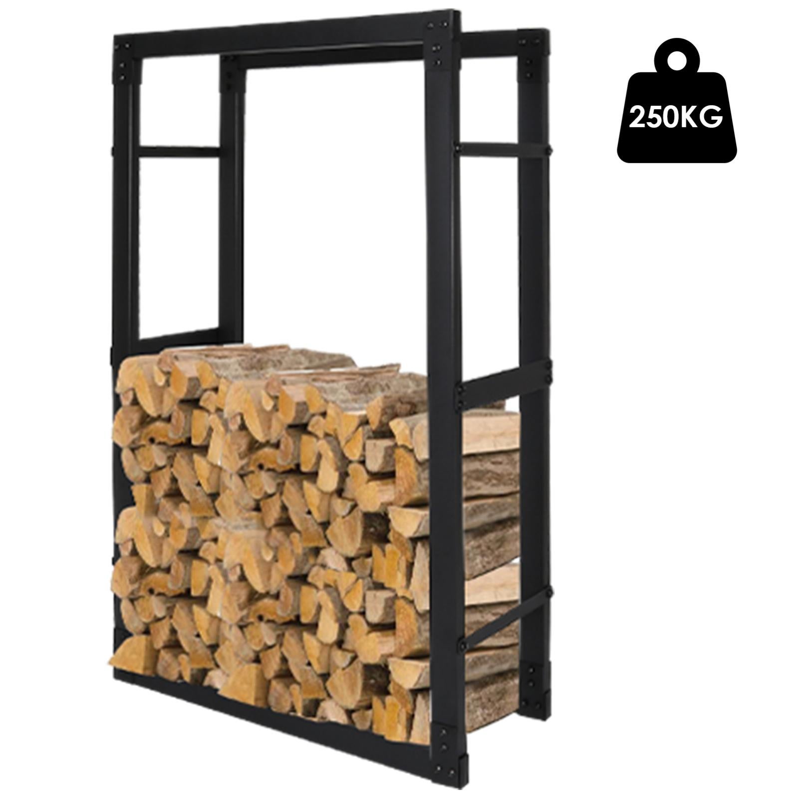 RANGEMENT RACK BOIS de Chauffage Bûche Rangement Rack Extérieur Pièces EUR 71,04 - FR