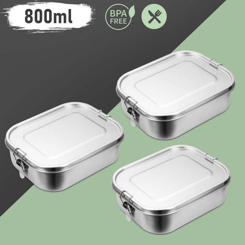 2x 800ml lunch box inox lunch box inox lunch box maternelle sans BPA ...
