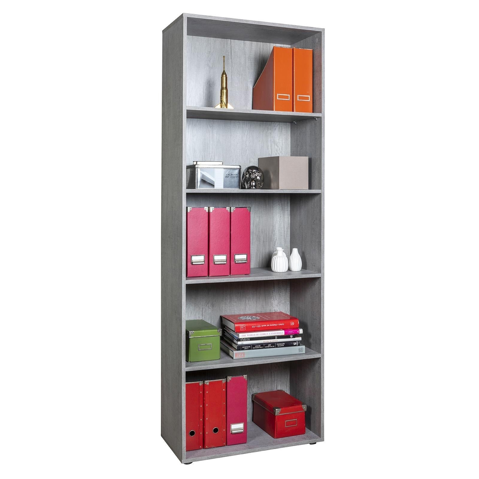 VidaXL - Libreria Moderna da Parete MDF Rosso