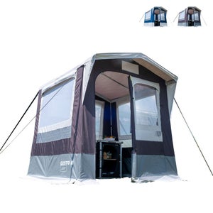 SOPLAIR Abri Extérieur Eldorado 200 x 150 cm Fenêtres avec Moustiquaires  Camping 