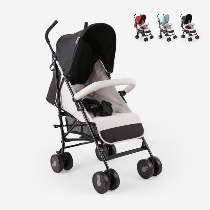 Poussette pour enfant 15 kg dossier inclinable rabattable 4 roues