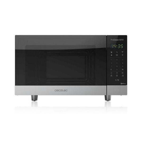 Microondes avec Gril Cecotec ProClean 6110 23 L 800W Noir Argenté
