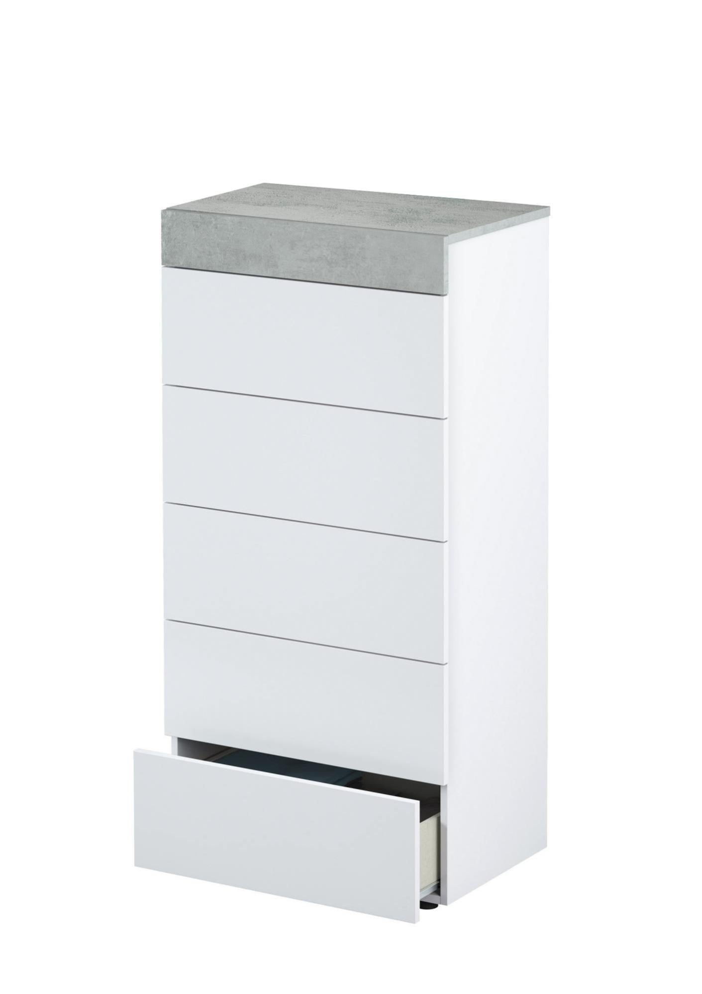 MUTUN Cassettiera con cassetti in tessuto, credenza per camera da letto