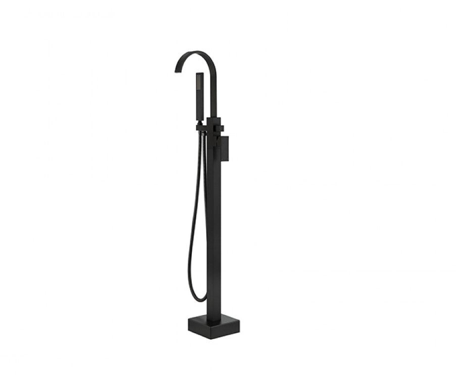 Mitigeur De Baignoire îlot Noir Mat MODERN II 112 Cm | Leroy Merlin