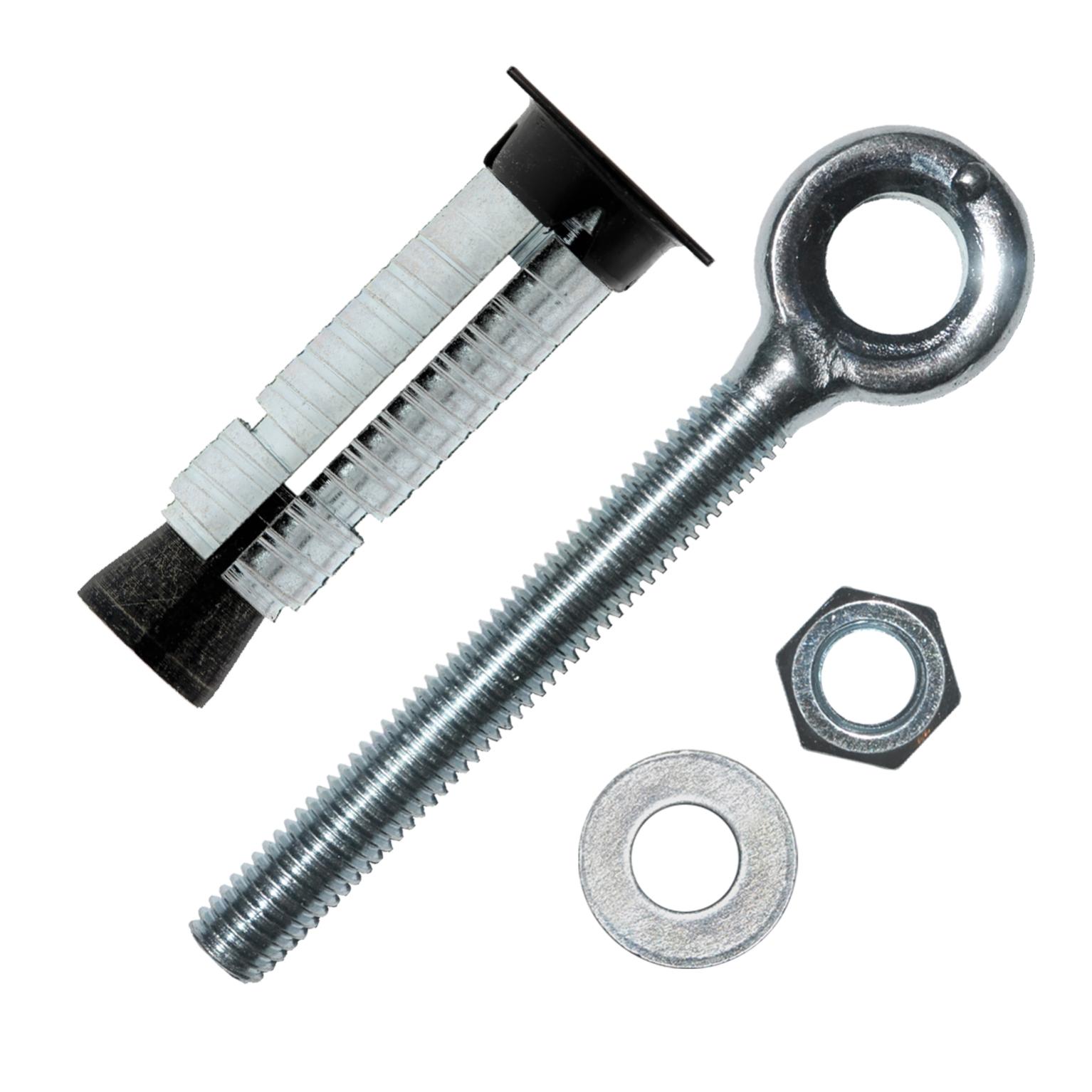 Goujon multimateriaux G2X diam. 14X55mm, Piton M diam8mm, écrou G2X M8 ...