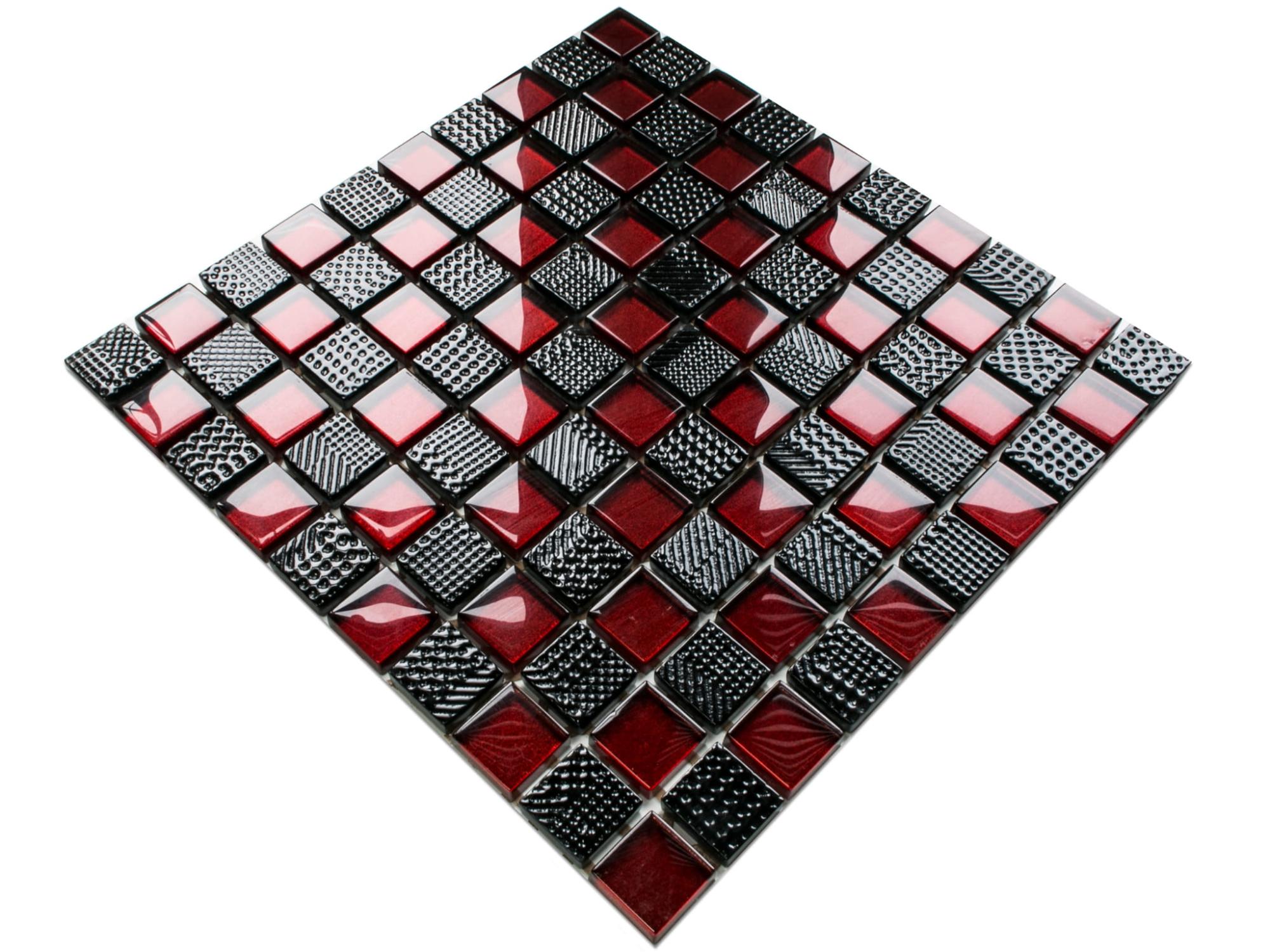 Mosaïque de verre sur maille pour salle de bain, cuisine, intérieur 30