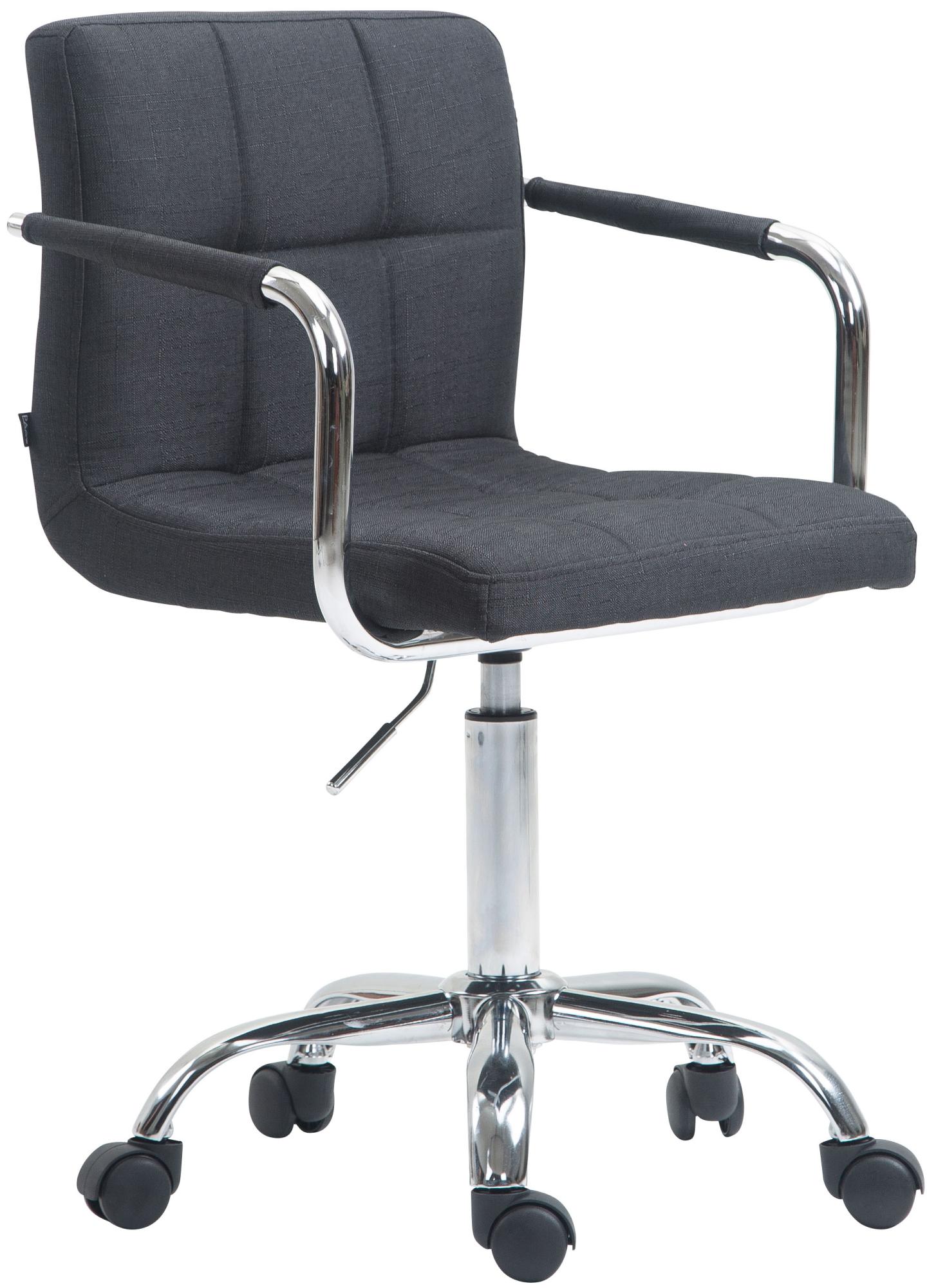 Silla de oficina lucy v2 en tela gris oscuro