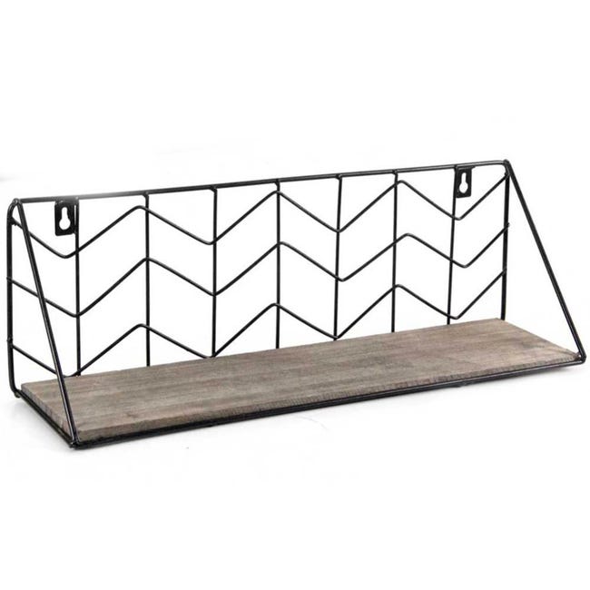 Mensola Da Parete SMART In Legno 56x20x1.8 Cm - Giallo, Kit Tasselli Incluso, Made In Italy - Foto 11