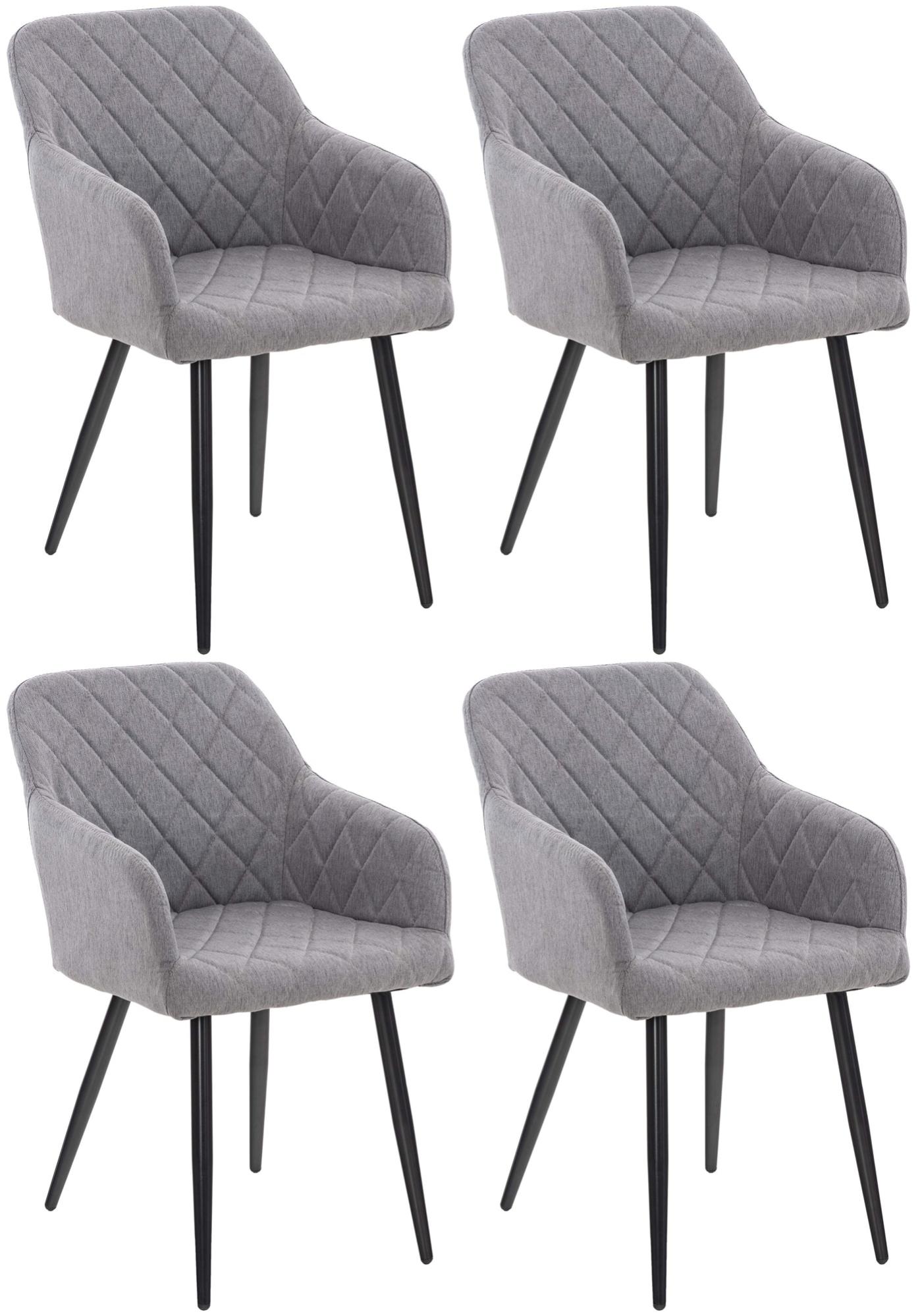 CLP chaise salle à manger Tilde Velours - Noir | Leen Bakker