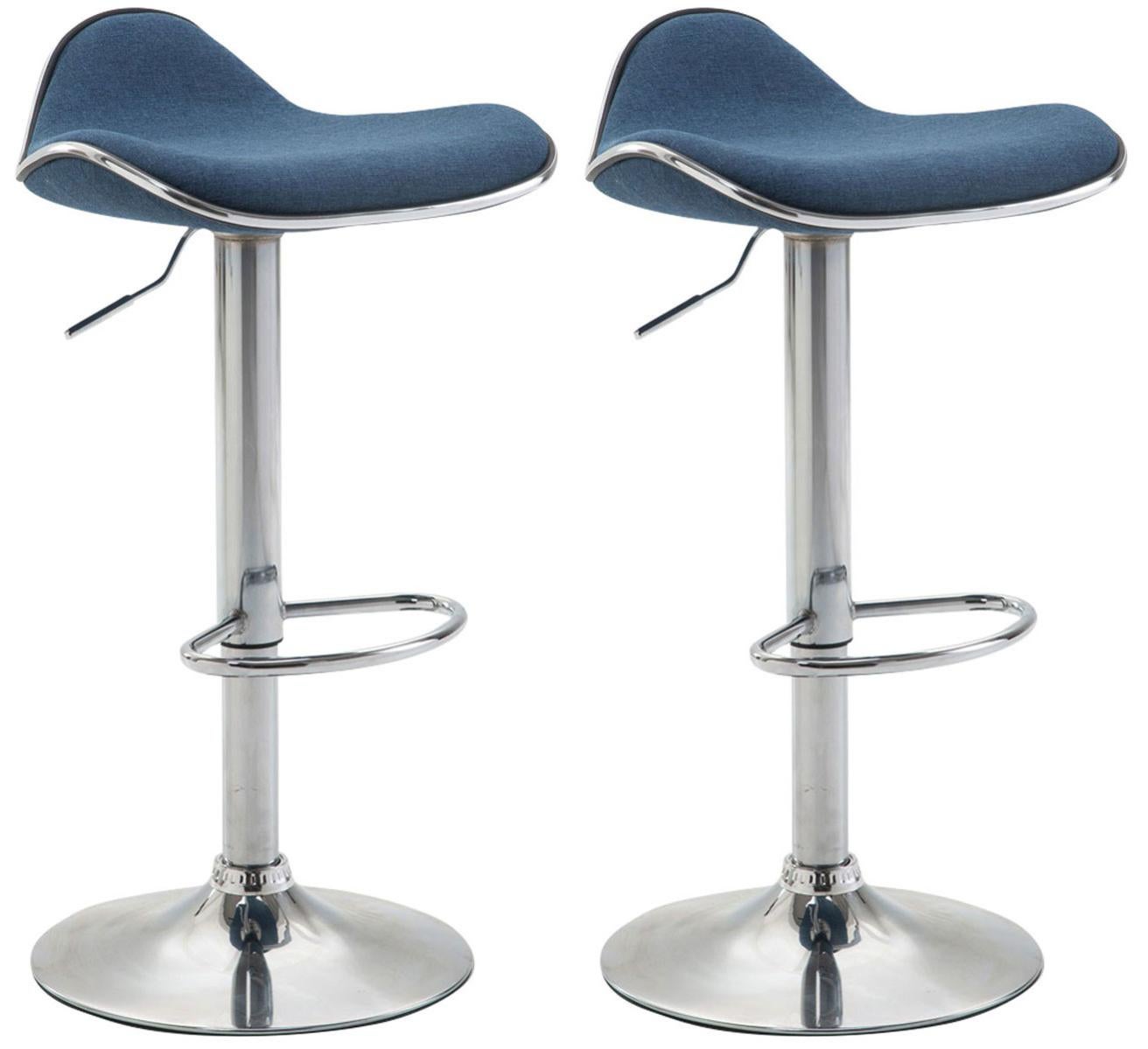 Set 2 Sgabelli Da Bar Con Schienale - Design Chesterfield, Tessuto E Legno, H 113 Cm, Marrone - Foto 13