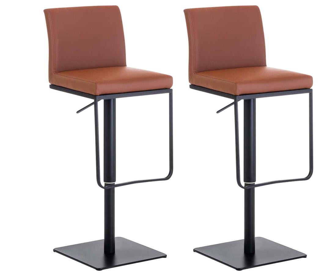 Tabouret de Bar Design Lana V2 similicuir Blanc /Chrome