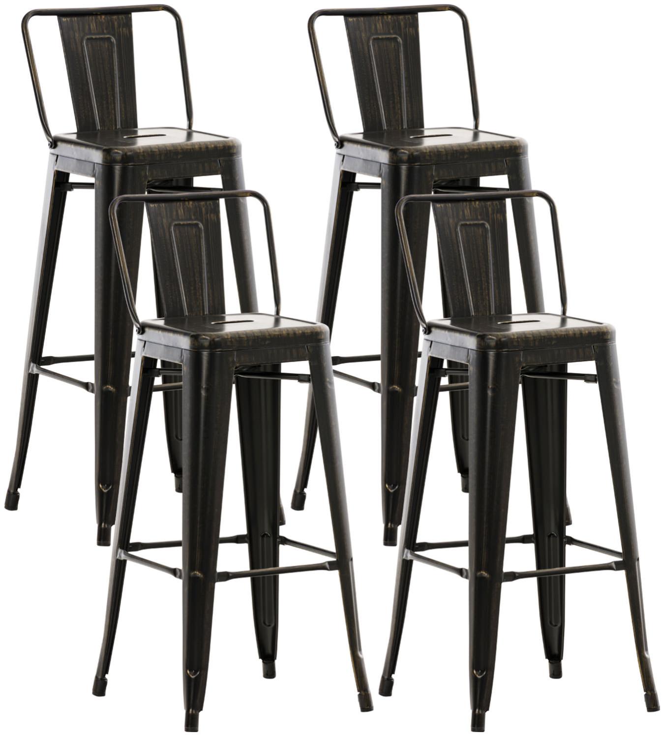 Set 2x basi rotonde per sgabelli T845 metallo cromato - 41cm