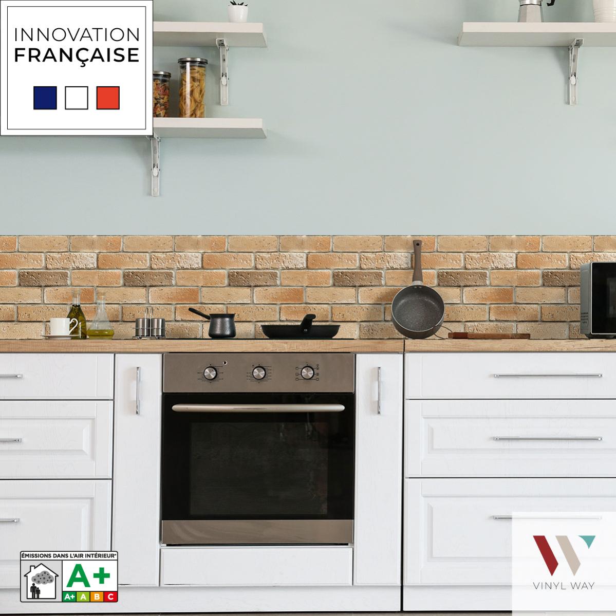 Frise Adhésive Carreaux Cuisine Salle De Bain - Mosaïque Autocollante Lot De 4