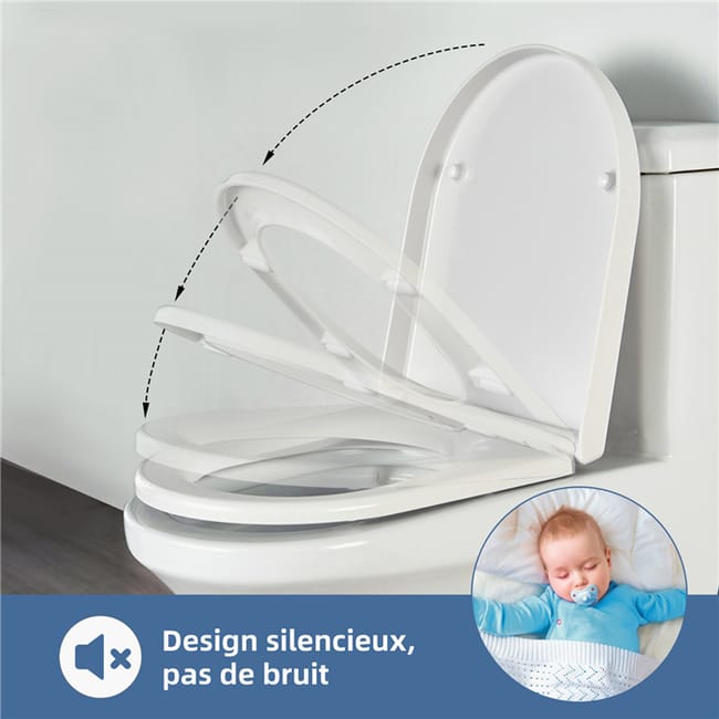 Abattant wc anti discount chute