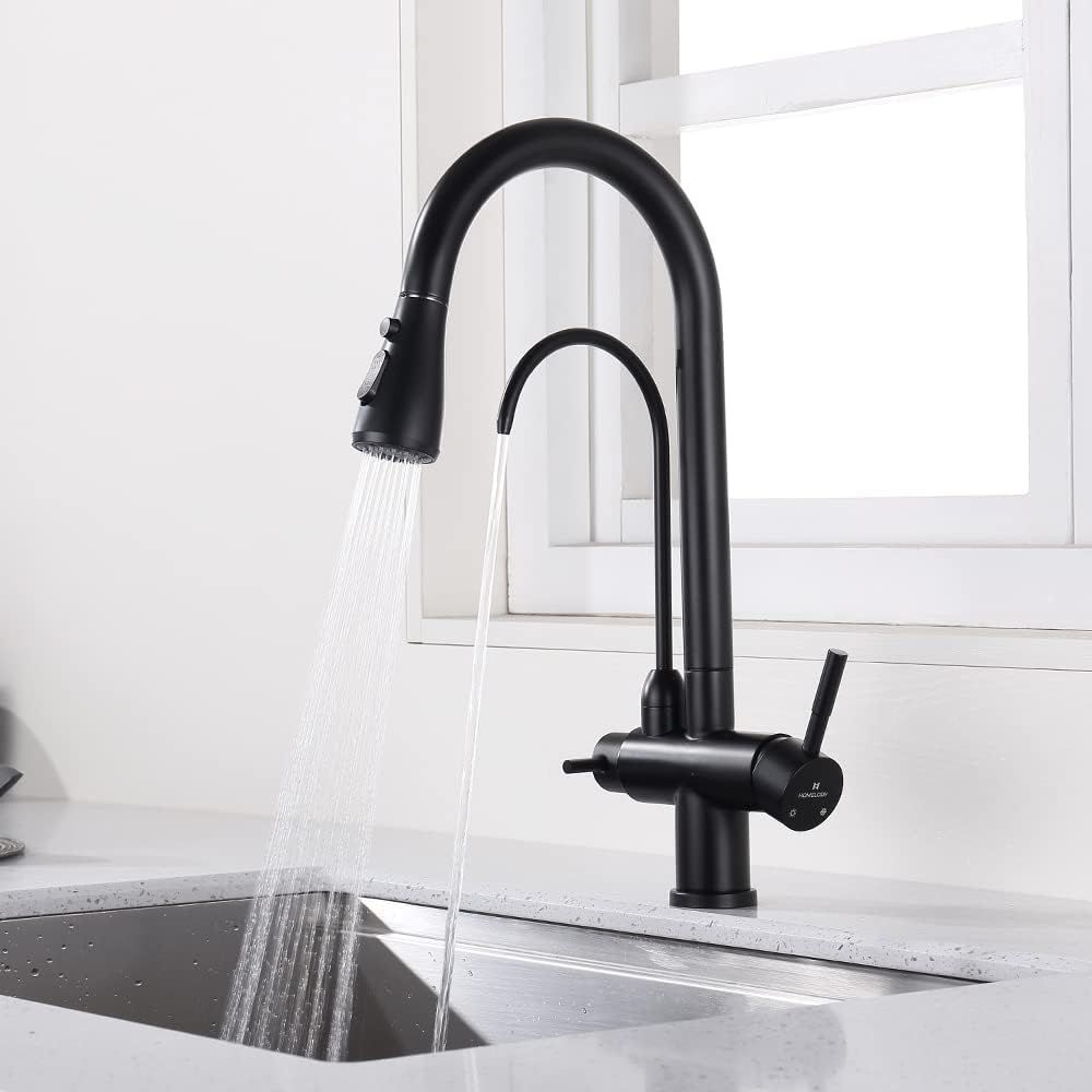 Kit de filtration de l'eau à placer sous l'évier avec robinet et  accessoires : : Bricolage