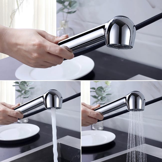 flexible universel de robinet de cuisine avec douchette pour