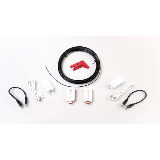 Kit Single 1 Gbps de Fibra Óptica Plástica, Actleser, Correos Market