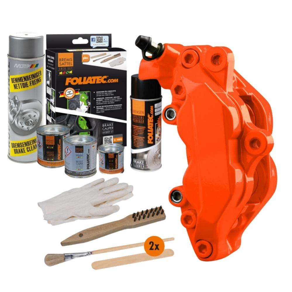 Kit Peinture étriers De Frein Rouge Foliatec - Pour Porsche Cayenne 955 - Neuf Sous Blister
