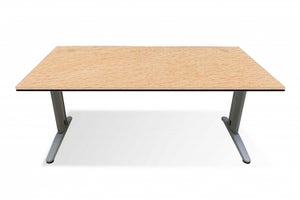 Mesa de escritorio Aspa (L x An x Al: 80 x 160 x 71 cm, Natural