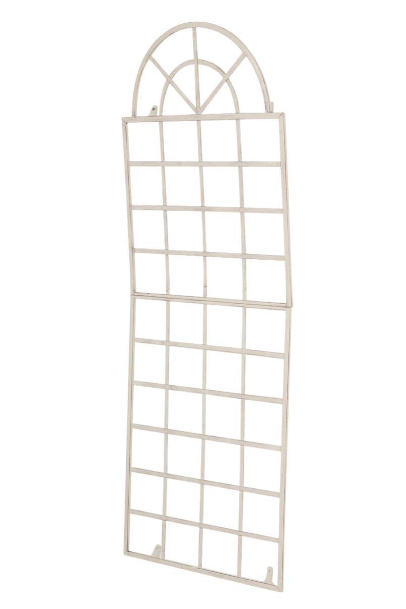 Graticcio Da Giardino In Metallo Nero 115x38 Cm, Set Da 2, Supporto Per Piante Rampicanti, Antiruggine, Ideale Per Rose E Orto