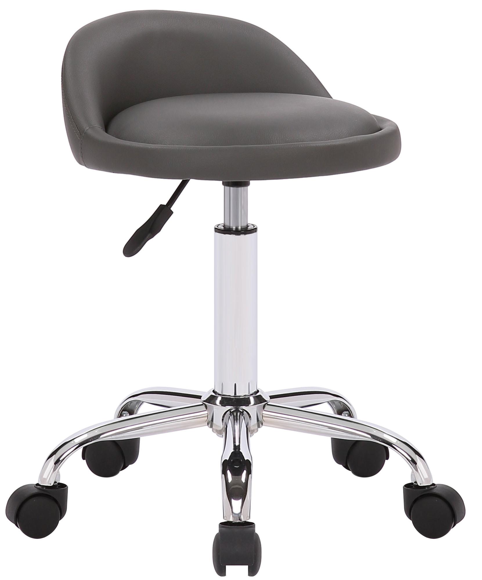 HOMCOM Sgabello Da Ufficio In Piedi Sgabello Ergonomico Sedile Basculante A 360° Ampia Base 36 X 36 X 70 90 Cm Nero~1timdndgppo00