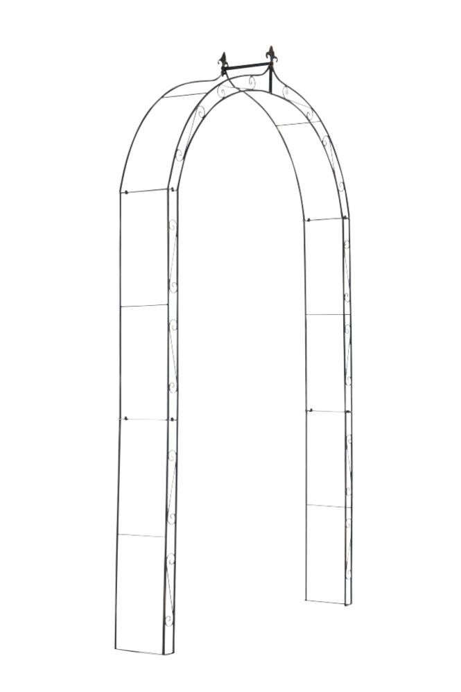 Archi grandi per matrimoni, elegante arco da giardino in metallo, con