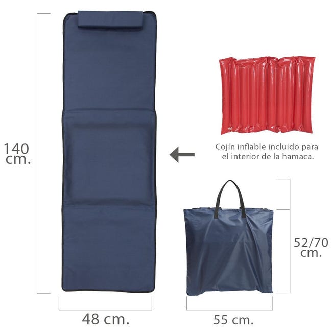Tapis de plage portable avec grand sac de rangement • Tapis Modernes