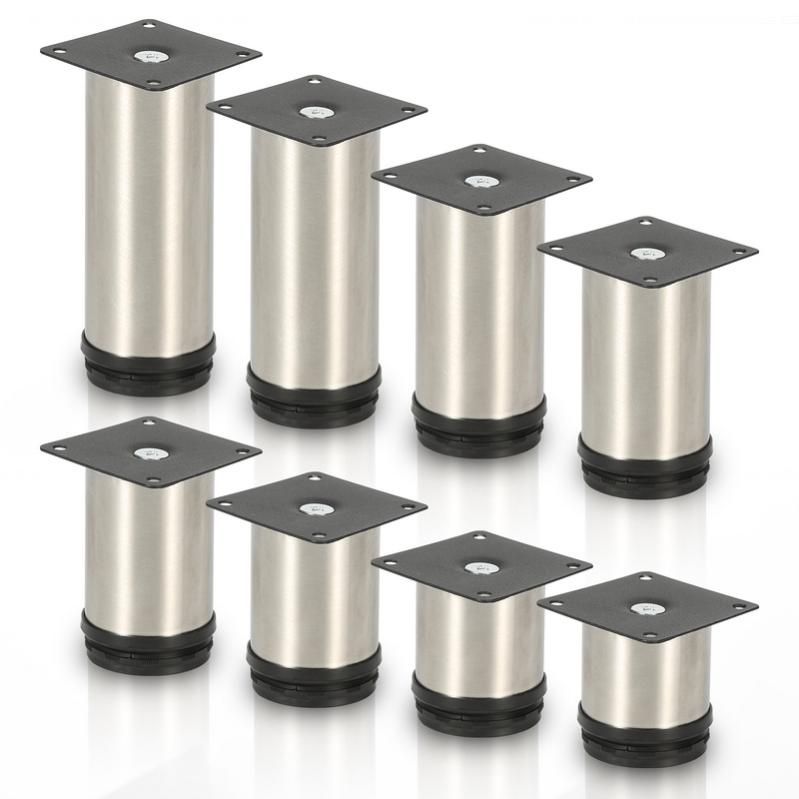 Pieds industriels inox 8205 - Pied réglable industriel acier et inox
