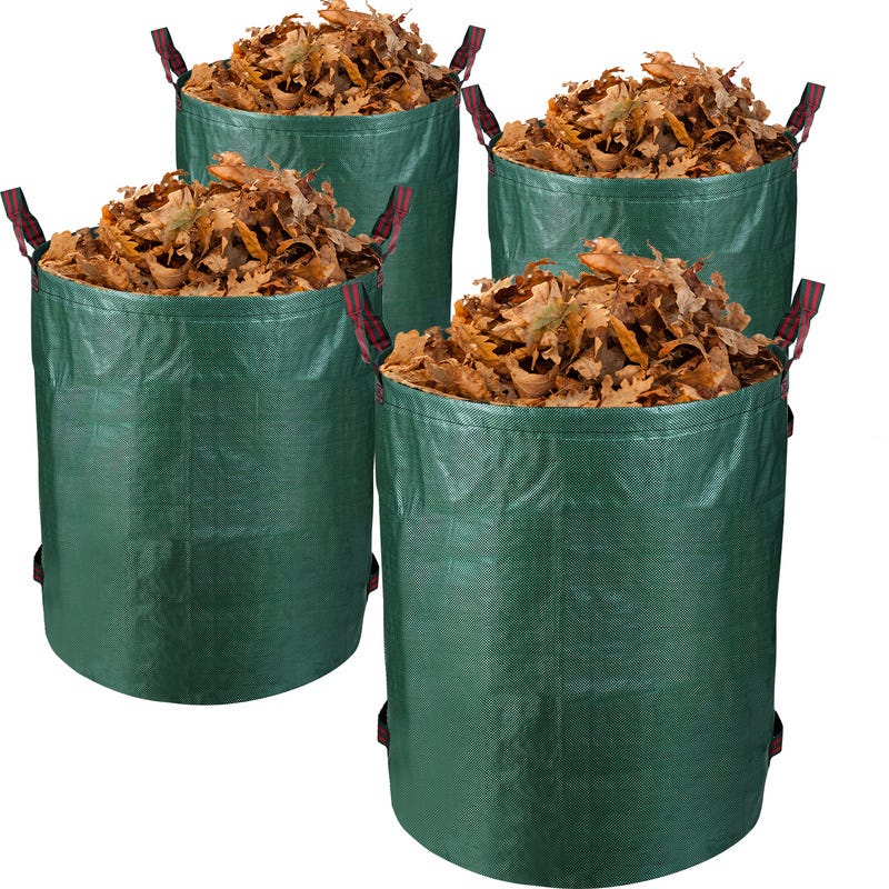 Sac à déchets de jardin de grande capacité 272L/300L/500L, durable