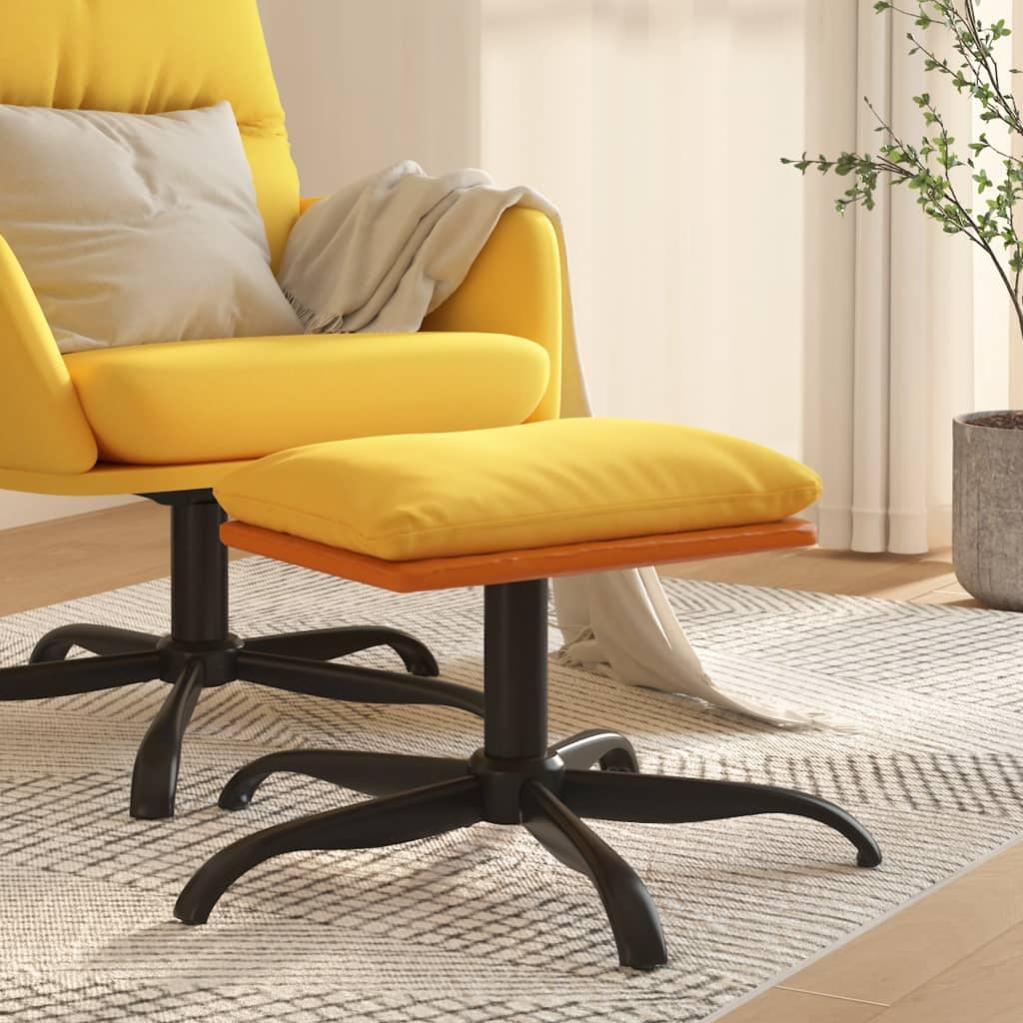Poltrona Relax Giallo Senape in Tessuto Vidaxl 318020