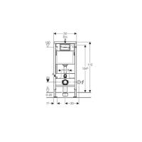 per Set di tubi di collegamento, connettori per tubi di scarico e scarico per cassetta Duofix da parete con telaio WC 152.426.46.1 per Set di tubi di collegamento, connettori per tubi di scarico e scarico per cassetta Duofix da parete con telaio WC 152.426.46.1