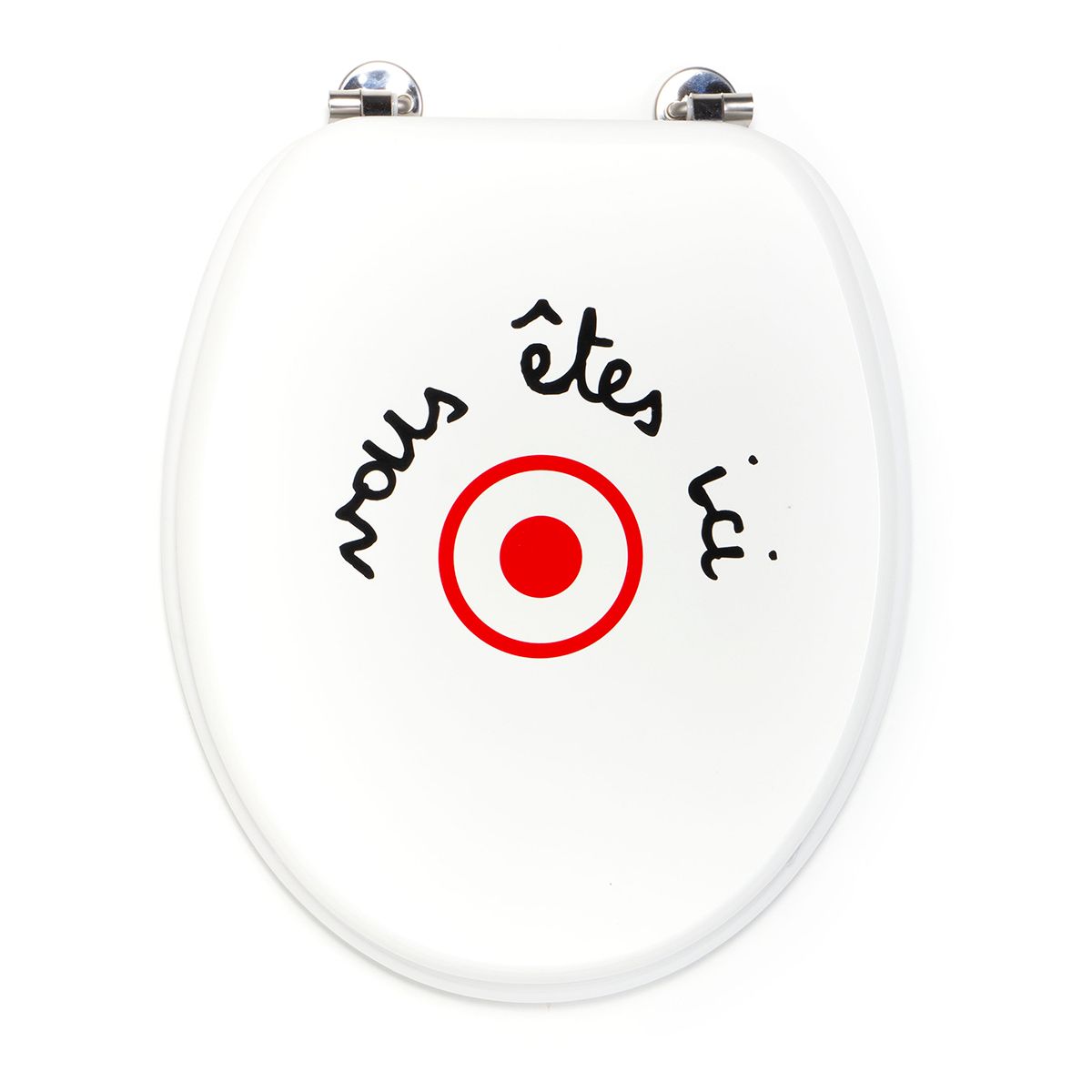 Abattant wc point mdf multicolor charni res inox Leroy Merlin