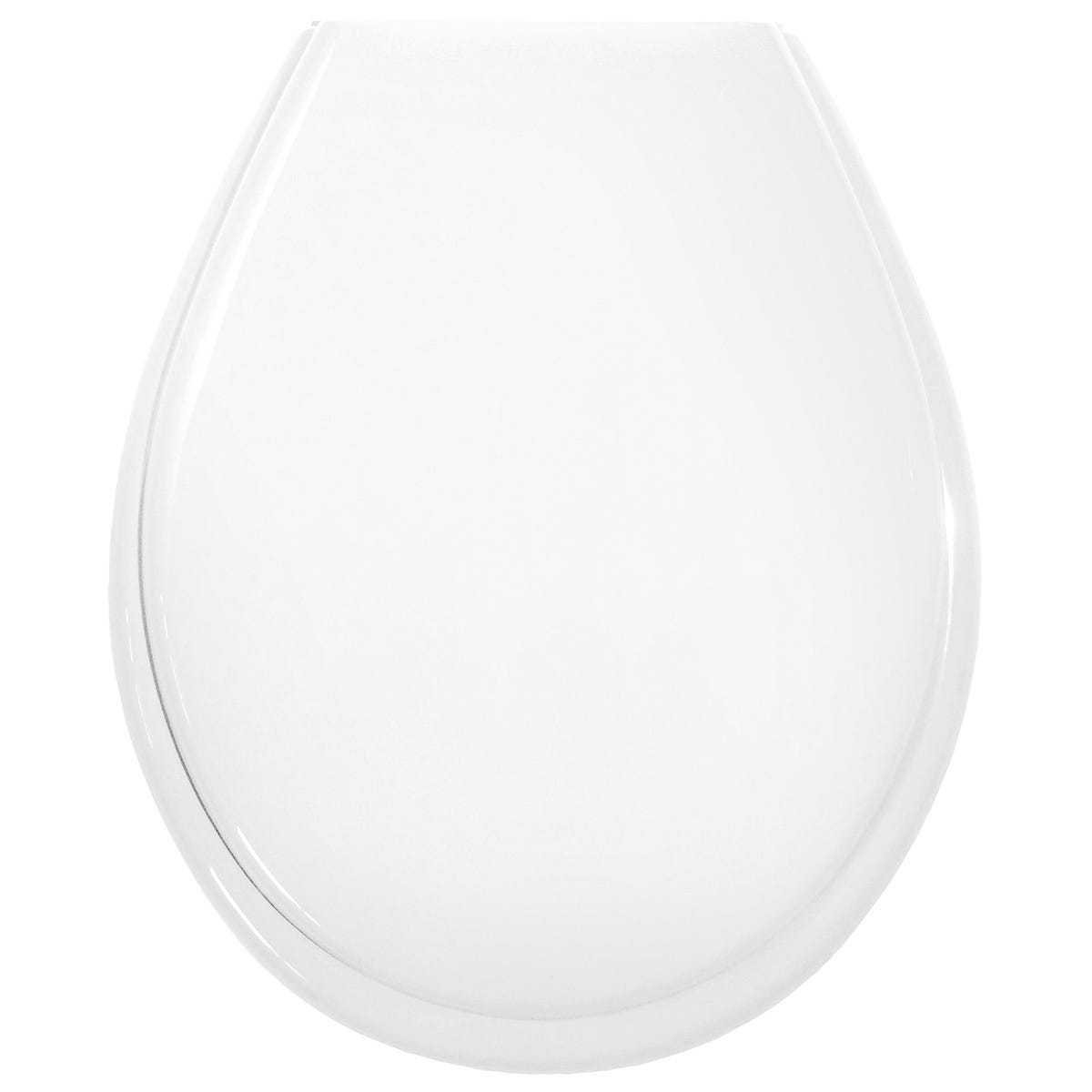 Abattant wc double blanc en polypropylène Monaco SIAMP - Plomberie