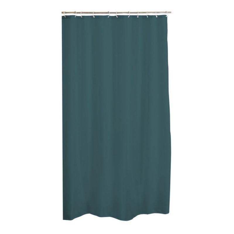 Rideau de Douche PEVA "Vitamine II" 180x200cm Bleu Canard Leroy Merlin