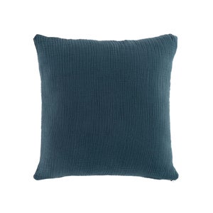 Coussin rehausseur pour canapé en coton, Bleu marine