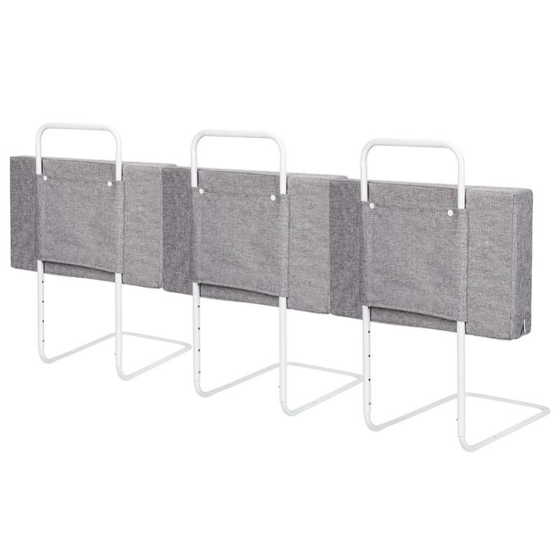 Haloyo® Telaio Per Cancelletto Di Sicurezza Pieghevole E Portatile Barriera Per Letto Per Bambini Sponda Per Letto Portatile 150x73 86 Cm Verde 90203780