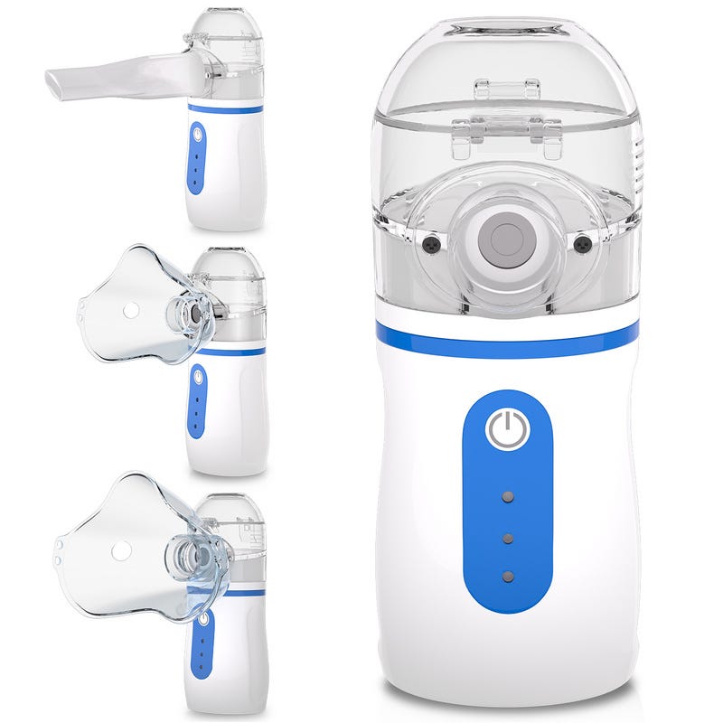 Nebuliseur a main atomiseur inhalateur a vapeur nebuliseur a mailles  portable electrique nebuliseur USB machine pour enfants et adultes