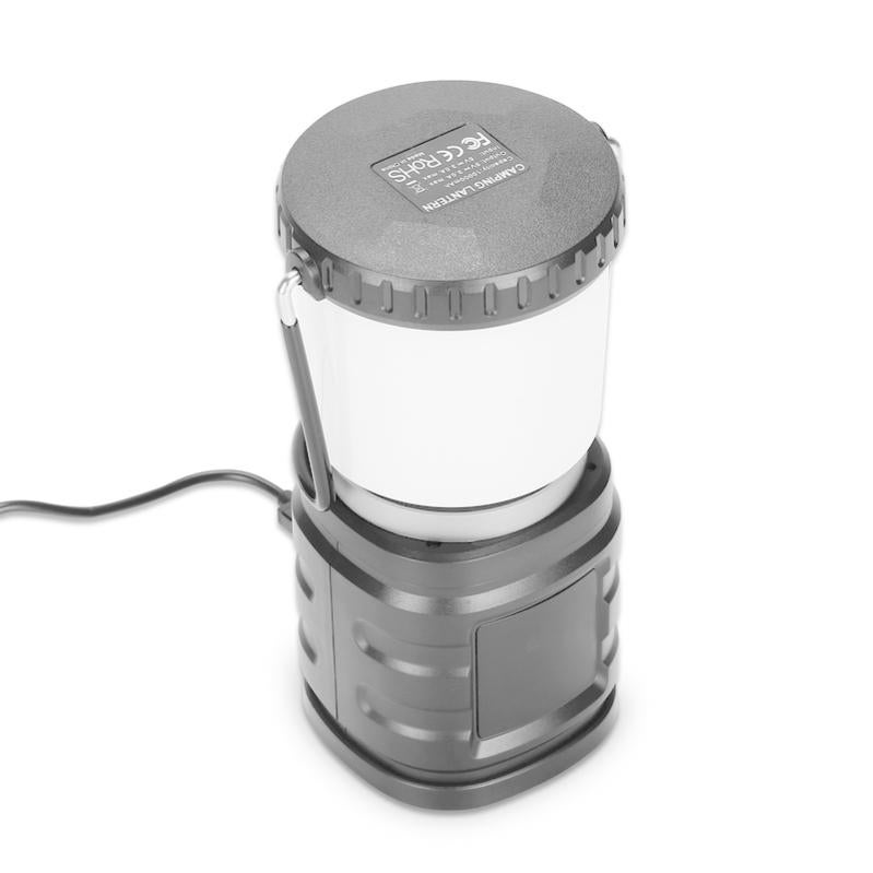 Luci da campeggio per esterni, ricaricabili, ricarica USB, protezione