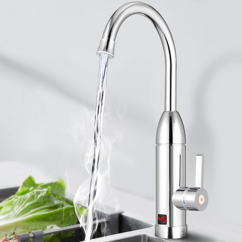 3000W rubinetto elettrico riscaldatore acqua riscaldamento istantaneo casa  bagno cucina caldo e freddo miscelatore rubinetto led display eu spina