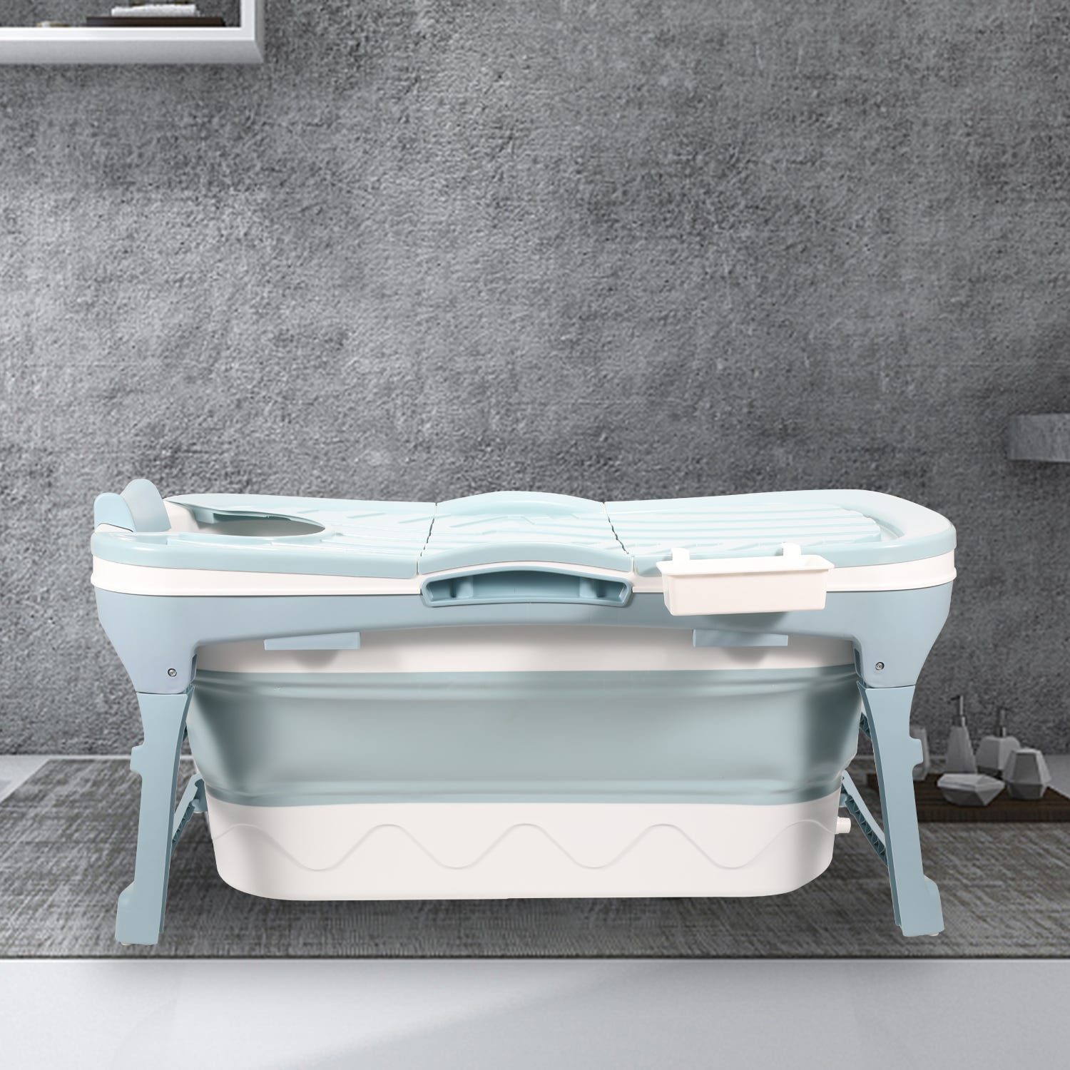 Vasca da bagno portatile pieghevole per adulti e Italy