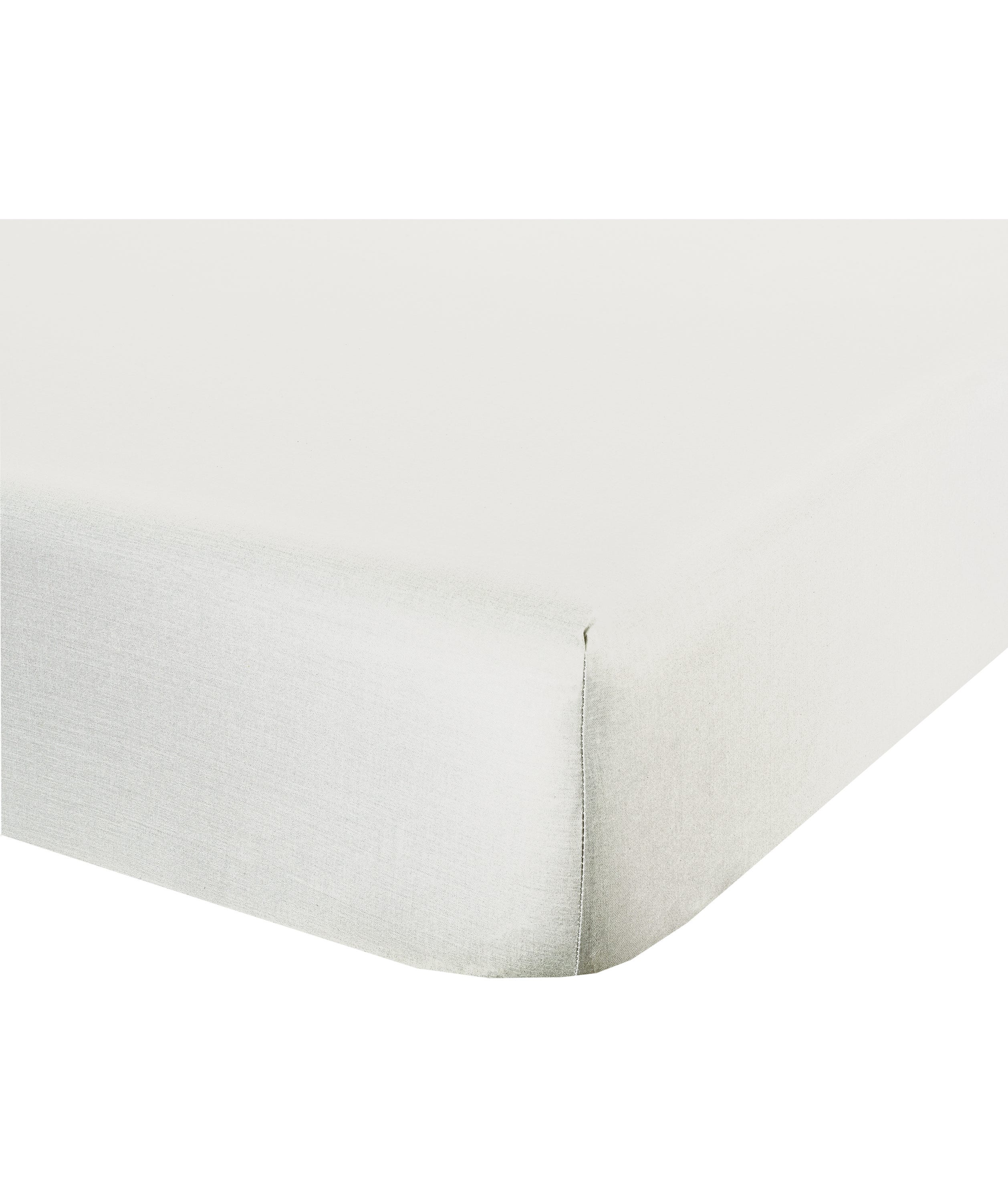 Drap housse 120 X 200 X 25 CM 100% coton Made in Italy BLANC