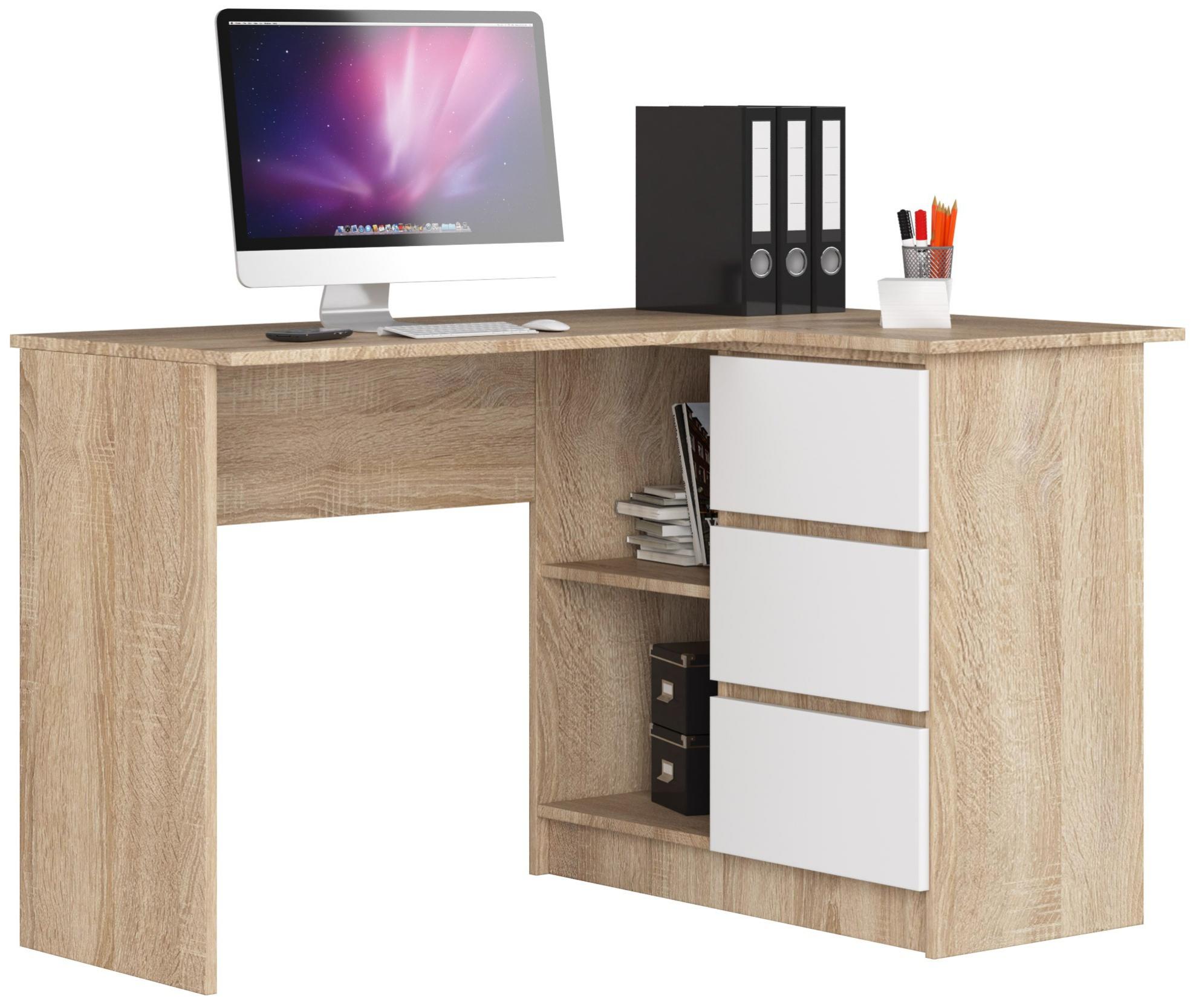Mobile TV Ulassai In Legno Laminato Bianco Opaco/Quercia Sonoma - 2 Ante E 3 Vani Aperti, 160x55x38 Cm, AVANTI TRENDSTORE