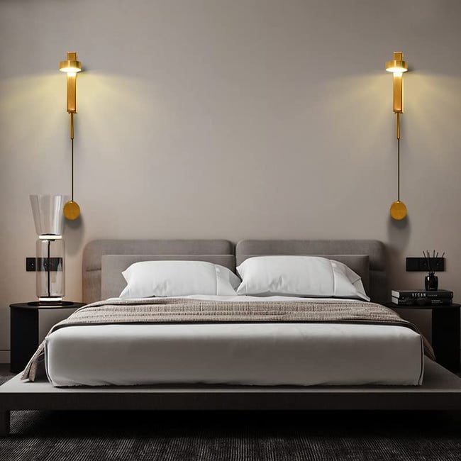 Moderna camera da letto applique da parete soggiorno luce decorazioni per  la casa comodini armadi specchio LED applique da parete corridoio lampada  da