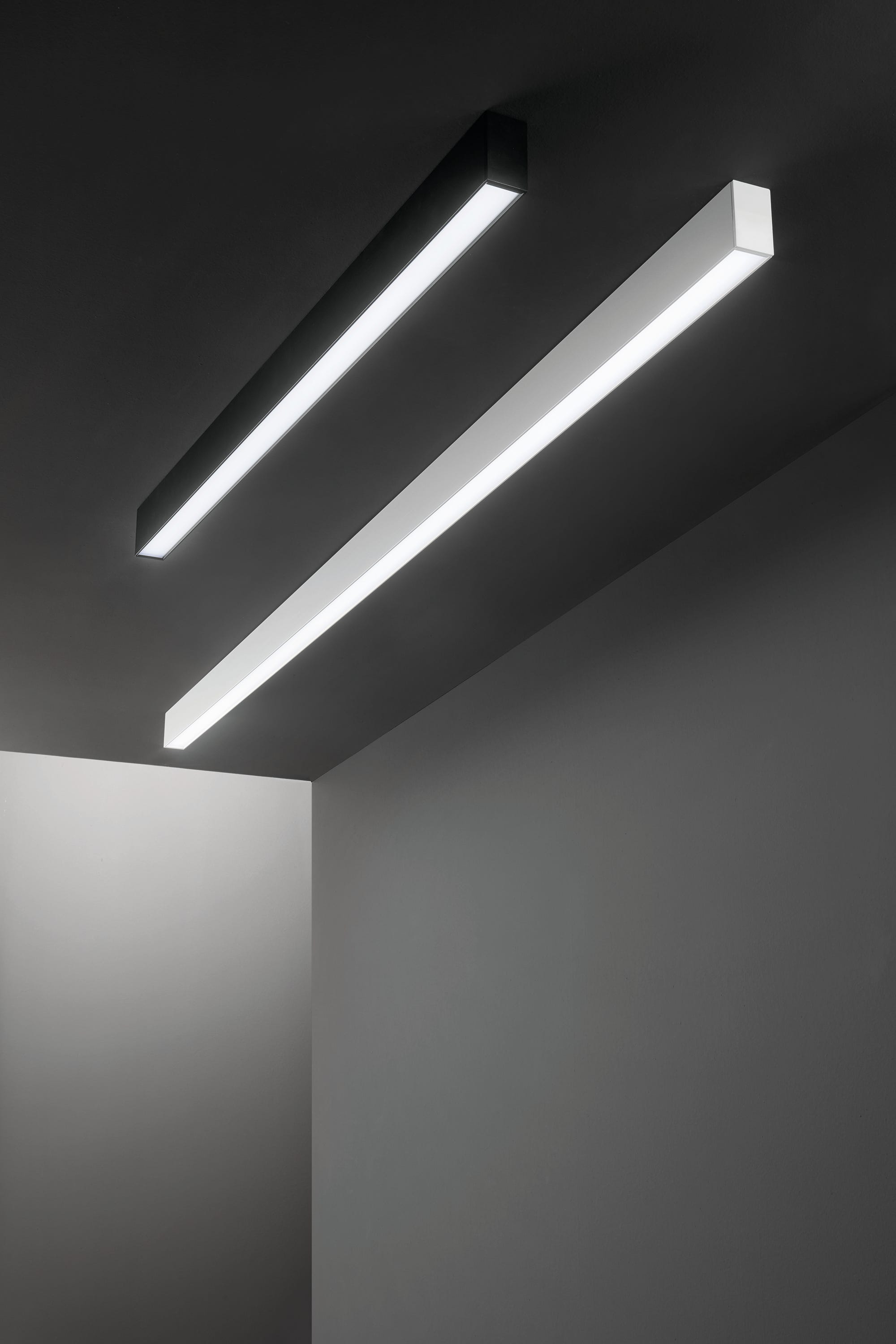 Suspension barre LED ou plafonnier aluminium